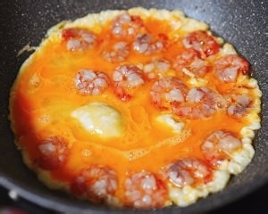 养生食补低脂豌豆虾仁滑蛋的做法