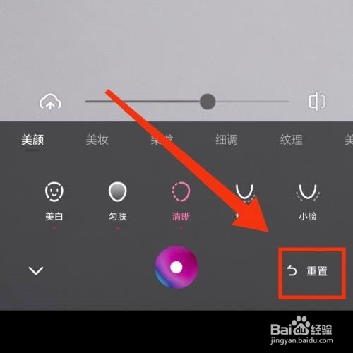 一甜相机怎么重置参数