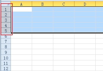 怎样在Excel2010中改变单元格大小?