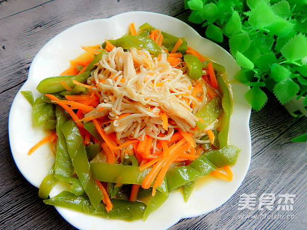 蚝油金针菇的做法