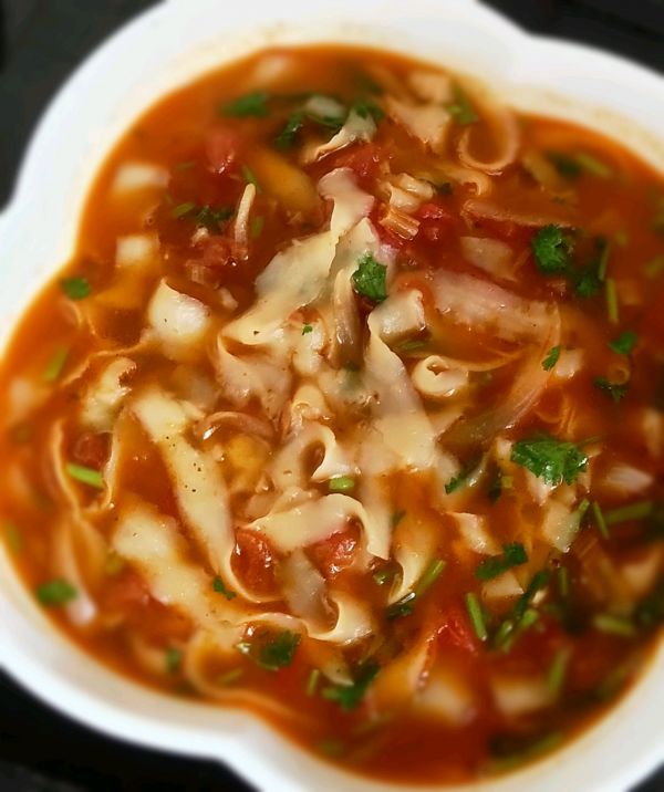 葱头西红柿削面