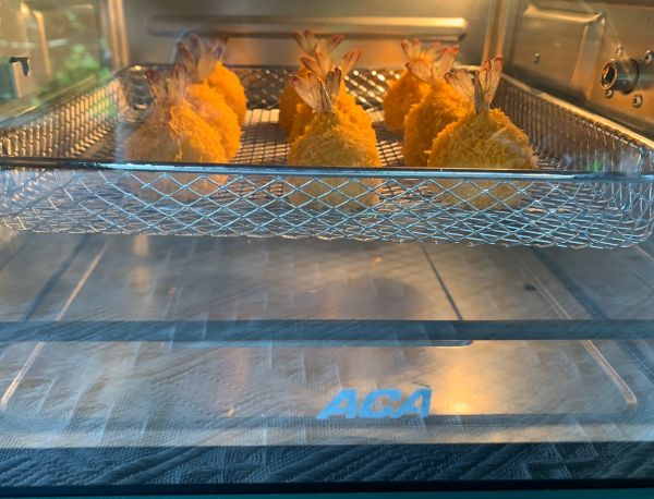 无油低脂凤尾虾球