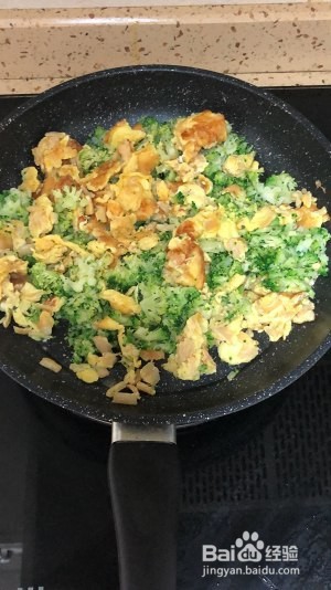 食补养生干贝鸡蛋西兰花藜麦的做法