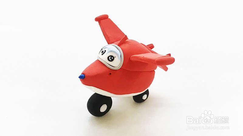 粘土手工超级飞侠乐迪的制作方法