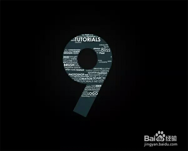 PS制作绚丽的英文字体组成的艺术字壁纸