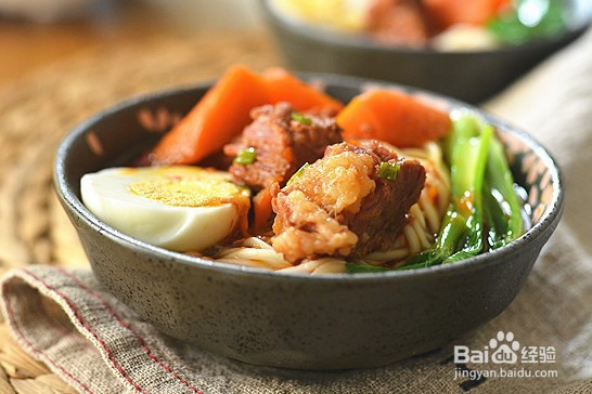 红烧牛肉面的做法