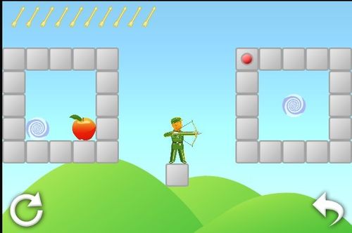 红军射苹果1至10关全攻略