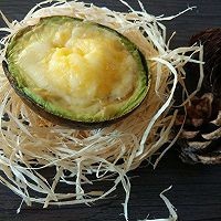 美味的牛油果焗蛋