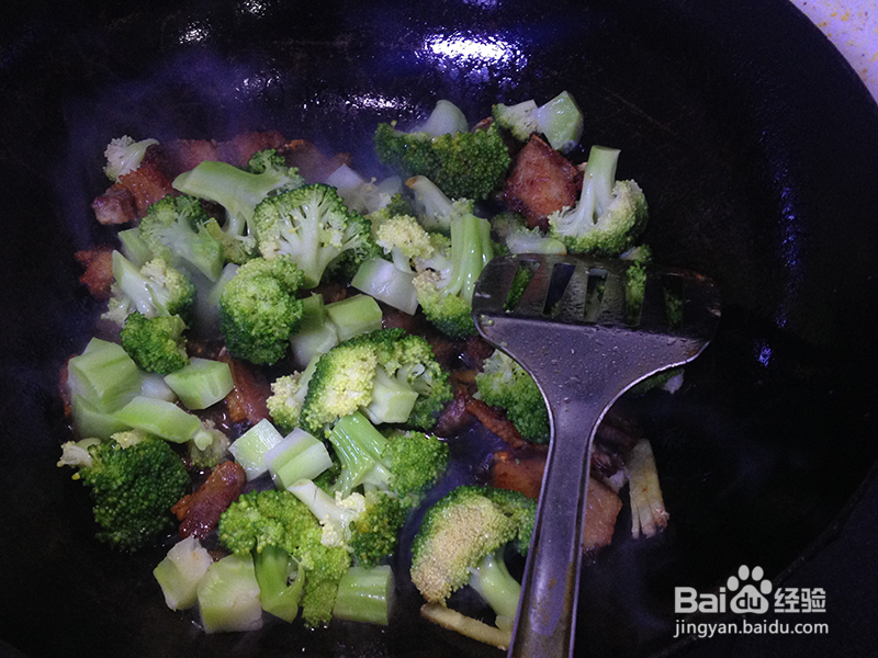 怎么做西兰花炒肉片