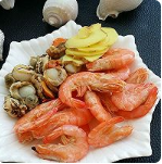 鲜虾扇贝肉焖饭
