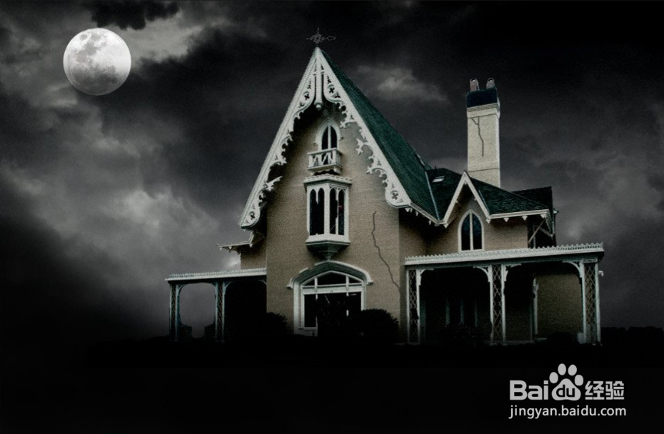 Photoshop之梦游鬼屋2