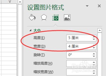 wps表格插入图片如何一键改大小?