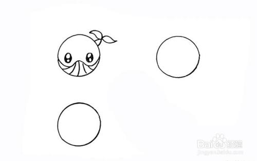如何用圆形各种画海洋动物简笔画教程