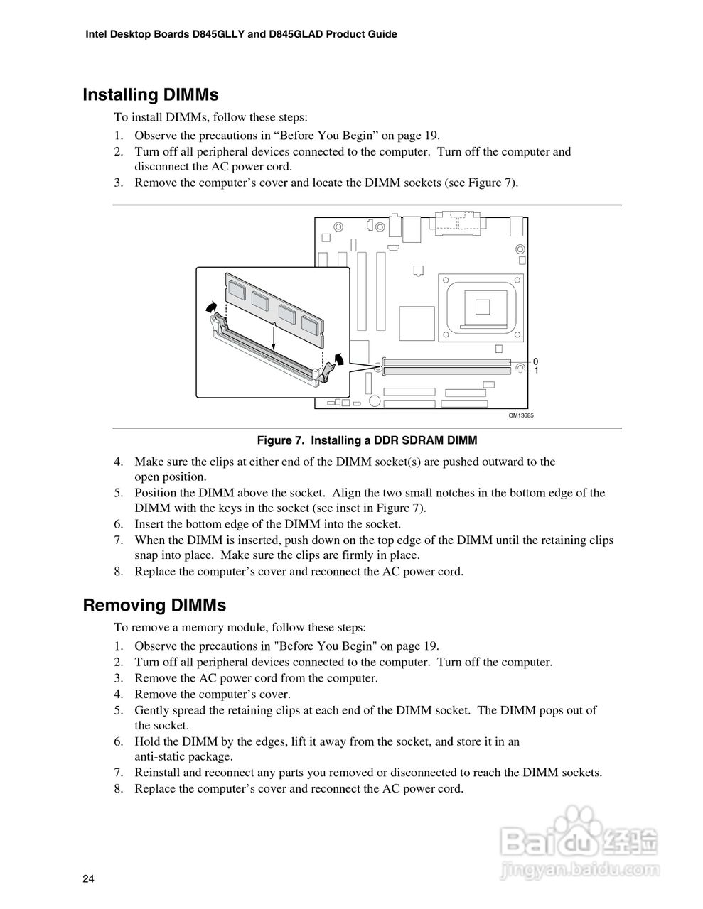 英特尔D845GLAD型主板说明书:[3]