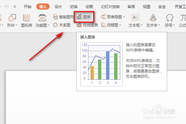 WPS的PPT里怎么插入面积图？