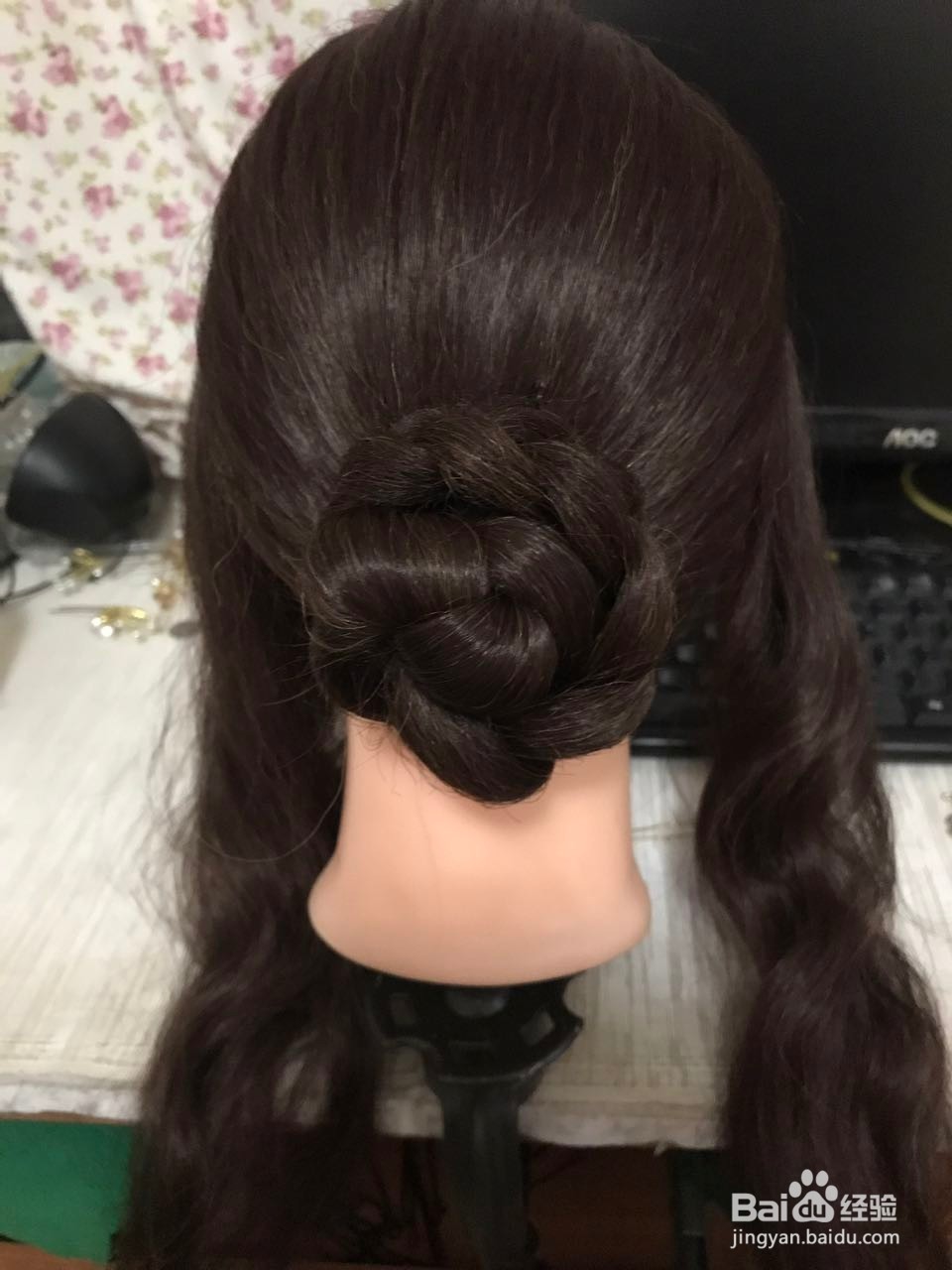 中年怎样盘头好看