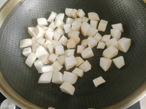 黑椒杏鲍菇牛肉粒