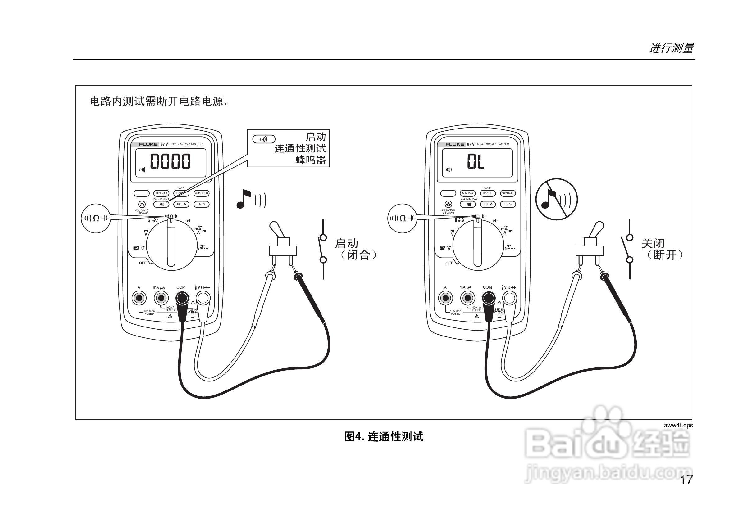 福禄克Fluke 80系列V数字多用表使用说明书:[3]