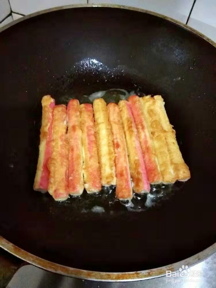 细腻美味的煎蟹