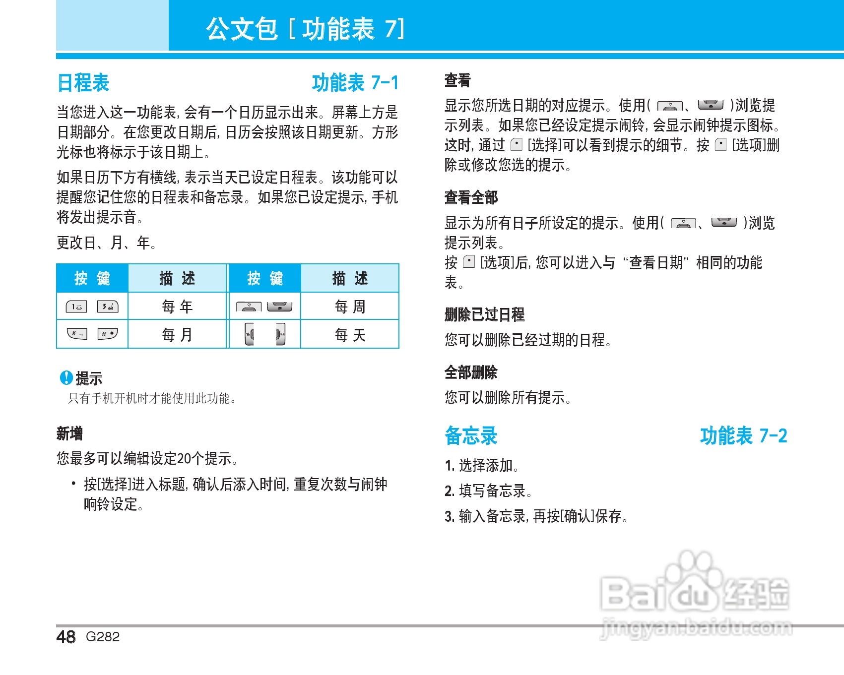 乐金手机LG-G282型使用说明书:[5]