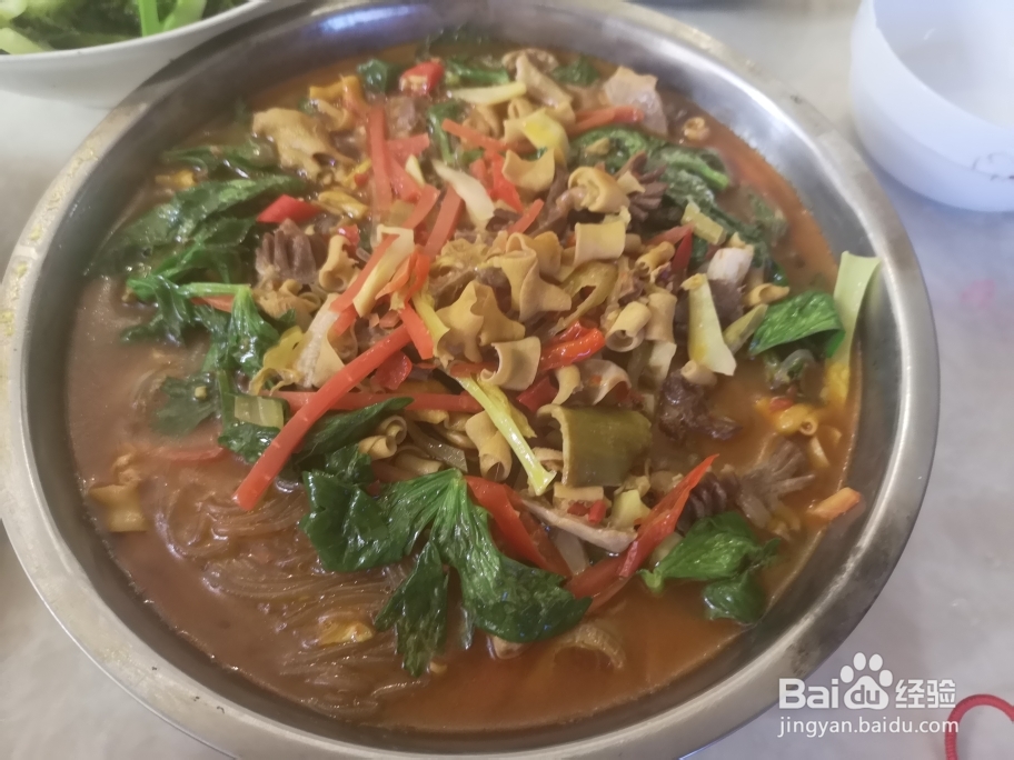 爽脆可口的鸡杂粉条煲