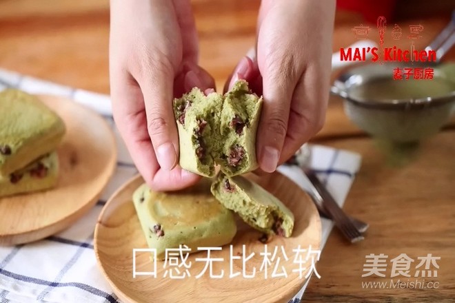 清新快手 | 抹茶蜜豆夹心蛋糕