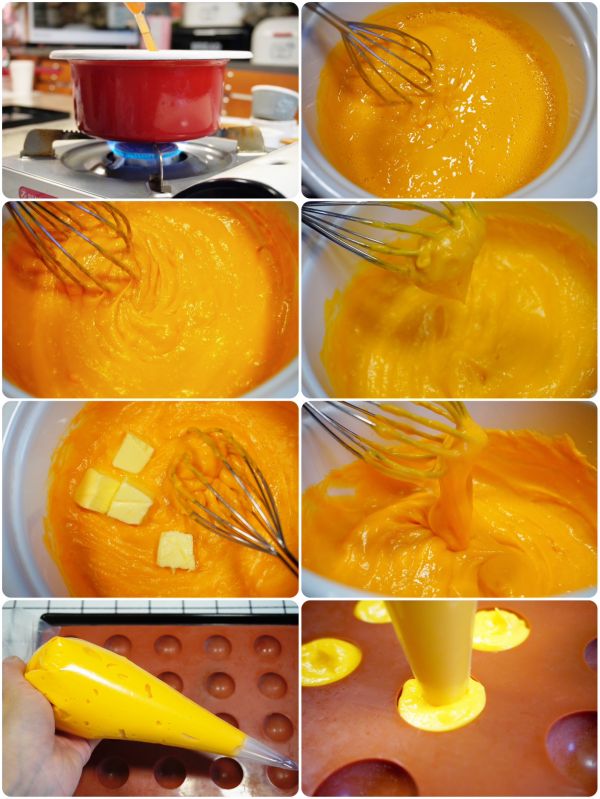 奶黄流心玫瑰汤圆