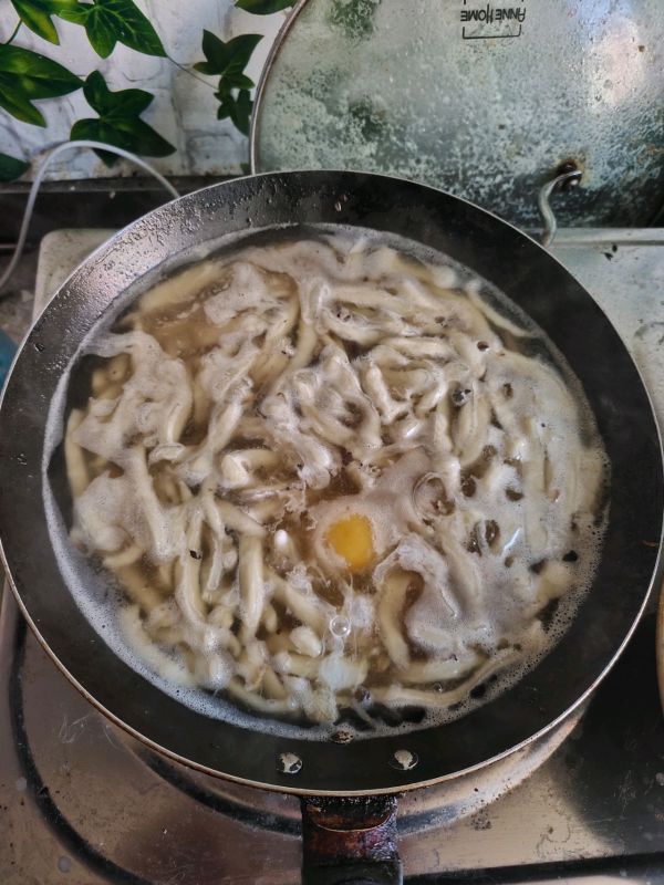 清淡养胃蛋花刀削面