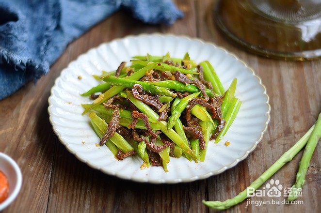 教你做芦笋牛肉丝