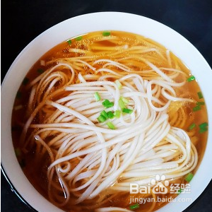 清汤面的做法