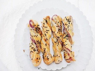 芋泥紫薯扭扭酥怎么做