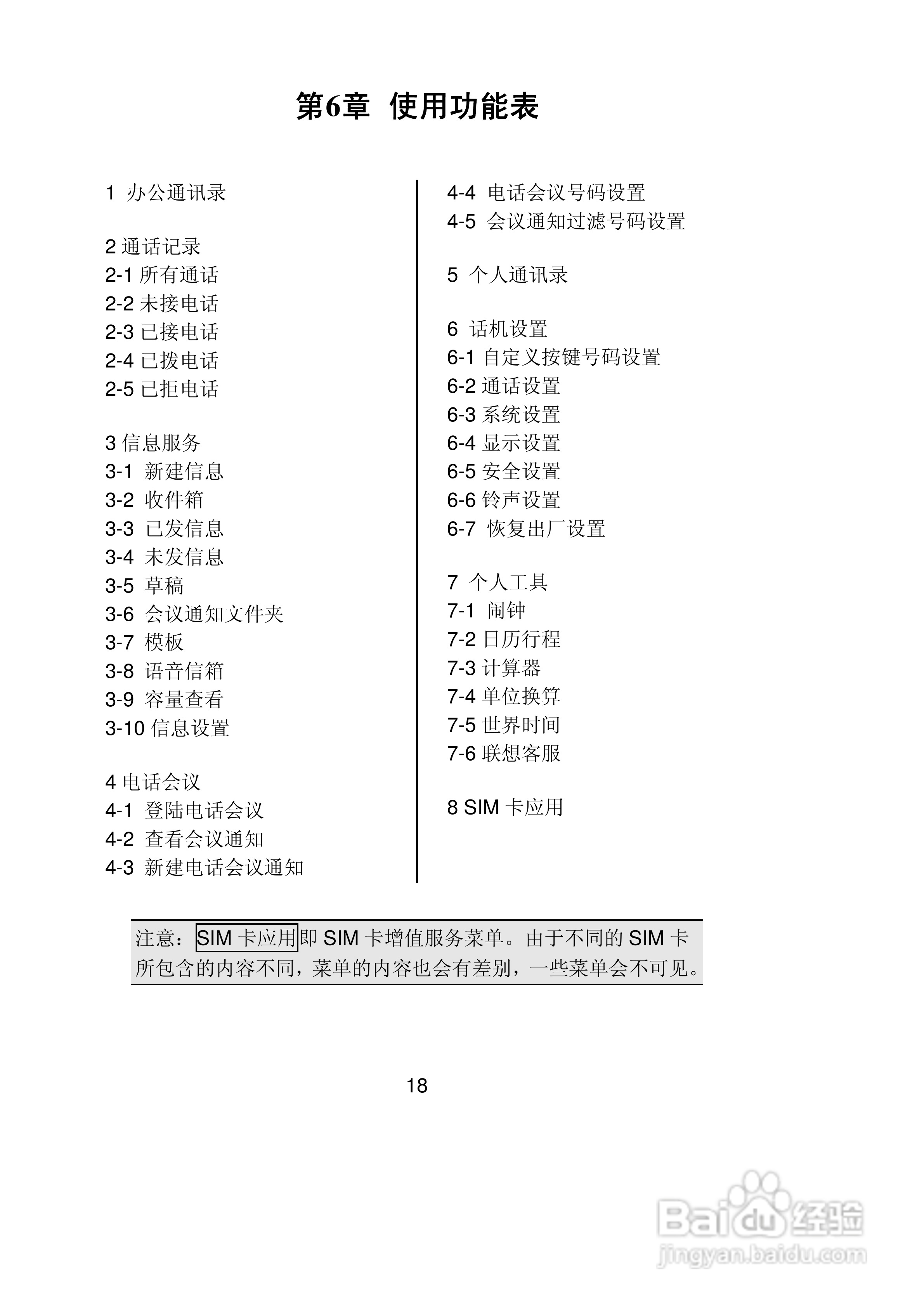 联想Lenovo TD165手机使用说明书:[2]