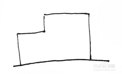 现代化工厂简笔画