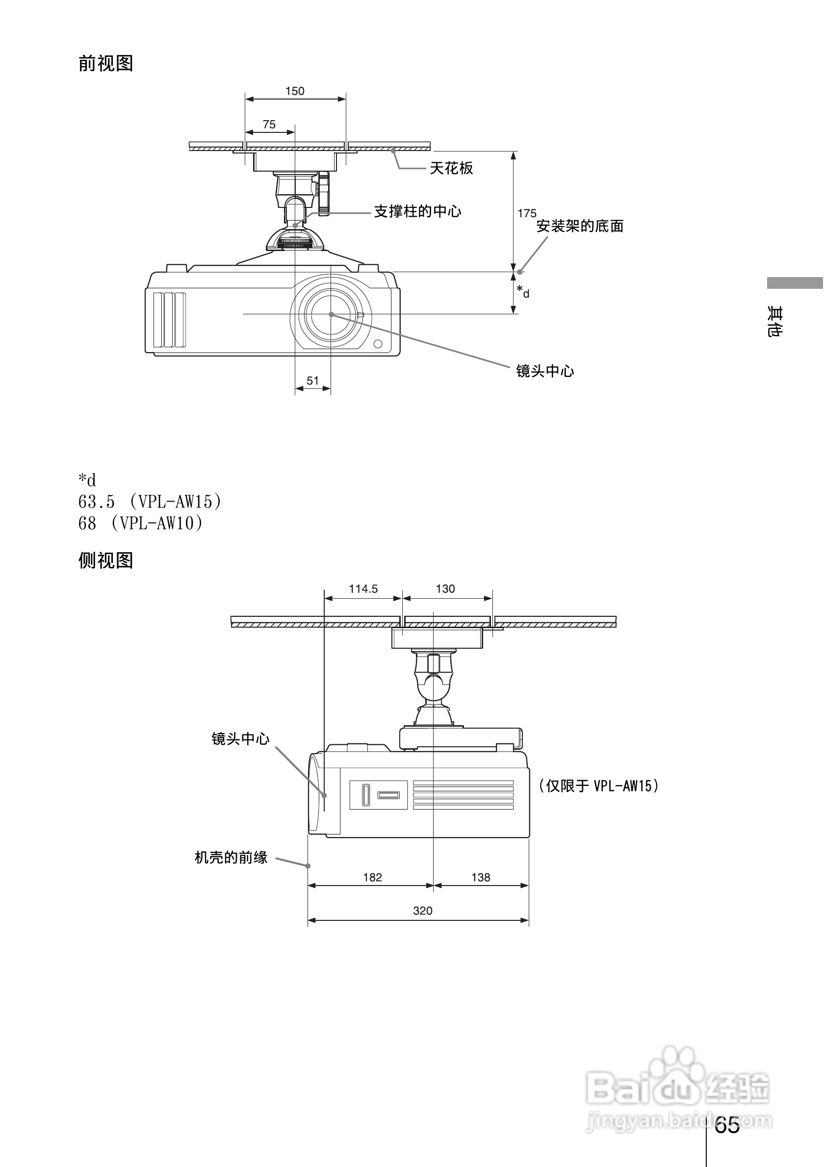 SONY视频投影机VPL-AW15 VPL-AW10使用说明书:[7]