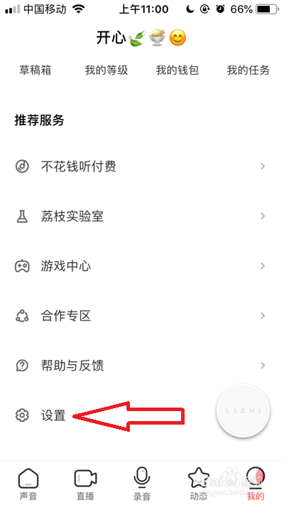 荔枝app个性化服务如何关闭