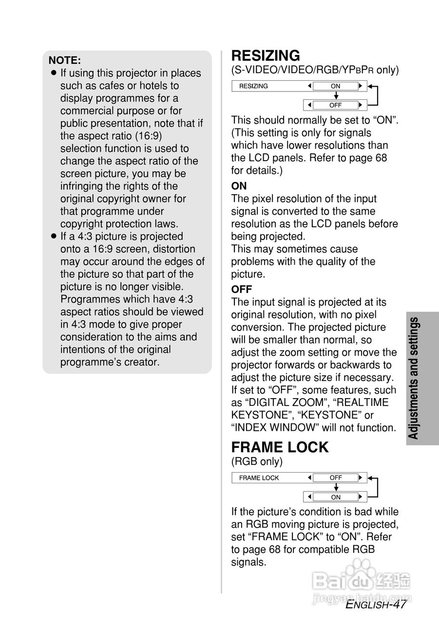 松下PT-LB55NTE投影机使用说明书:[5]