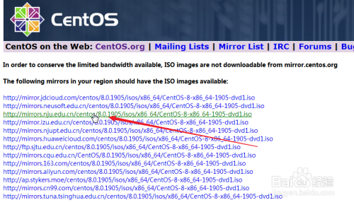 从CentOS官网下载系统镜像详细教程