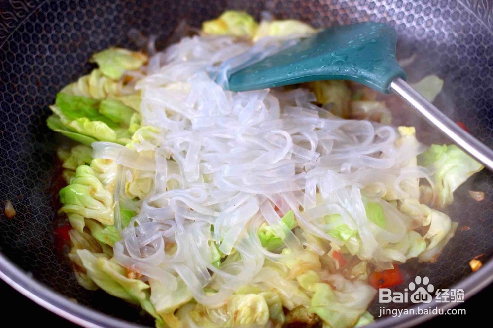 蒜香手撕包菜粉条