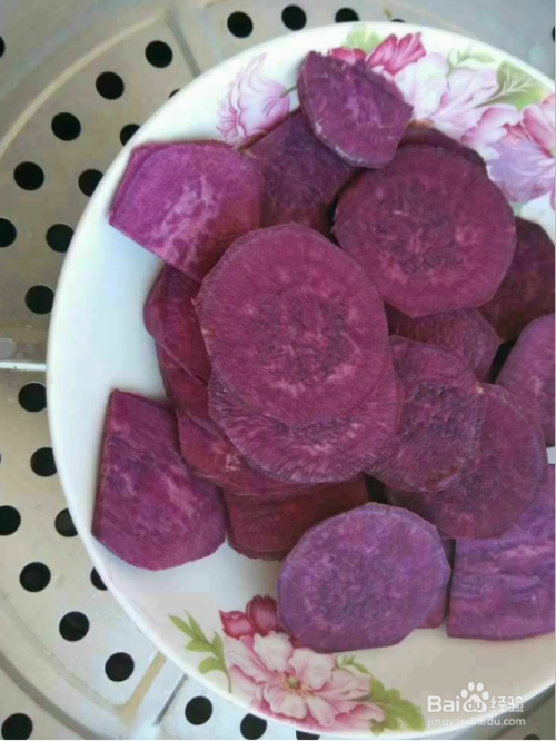 紫薯开花馒头如何制作