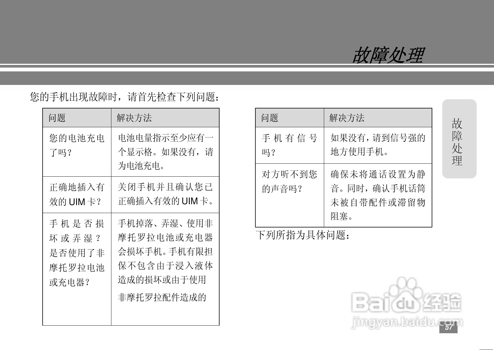 摩托罗拉MOTO A3300C手机使用说明书:[6]