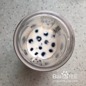 低碳无糖蓝莓奶昔的做法
