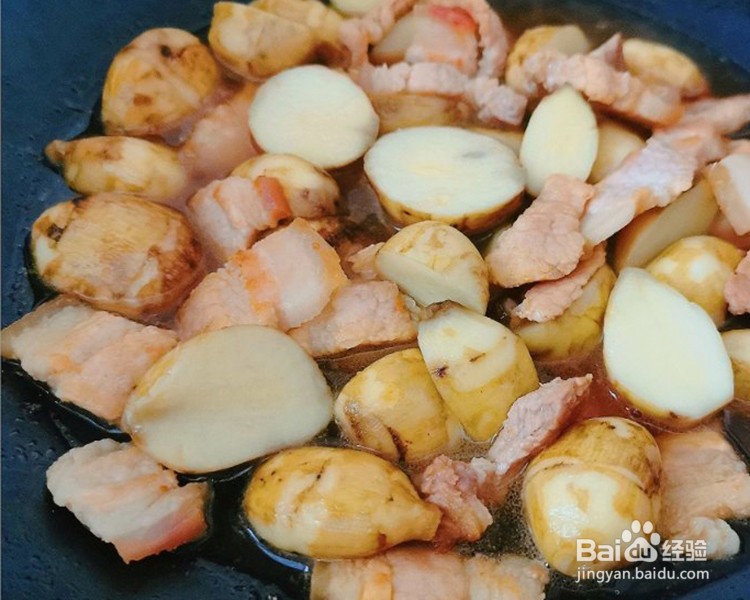 家常慈姑焖猪肉