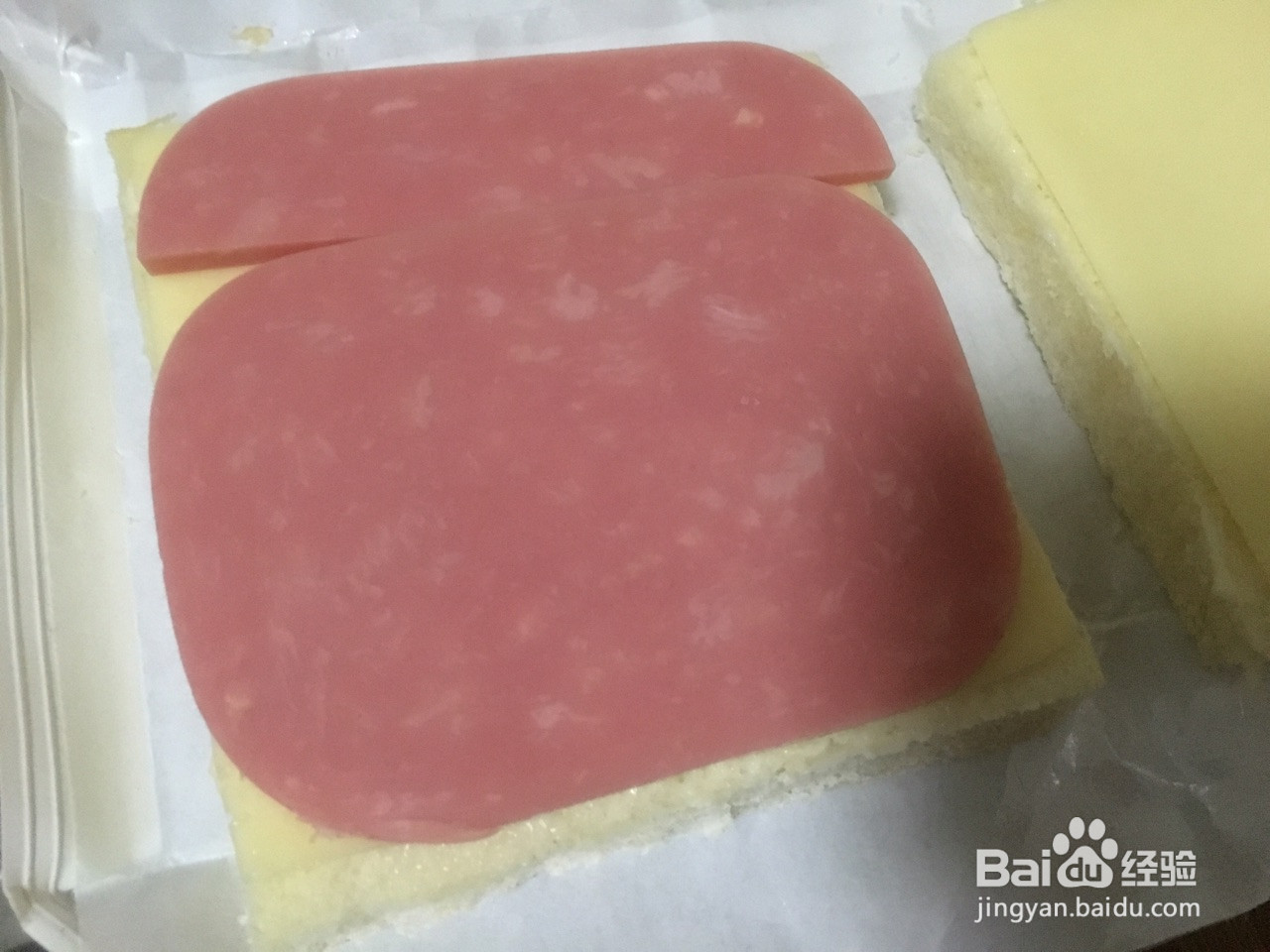 芝士火腿三明治的做法