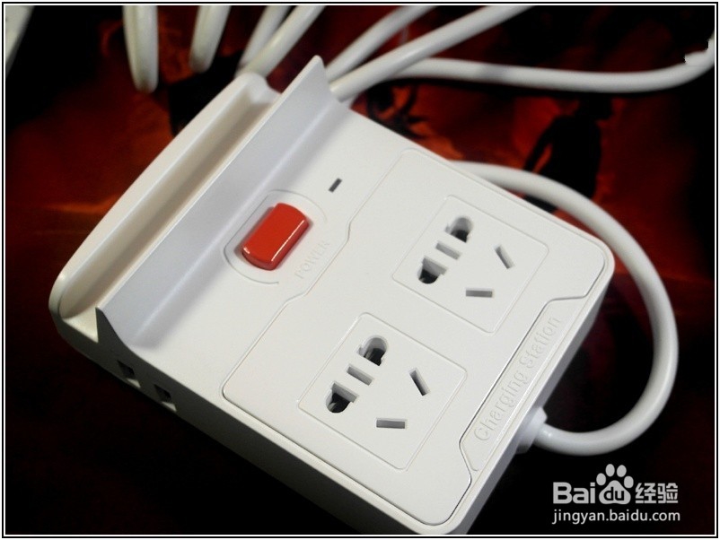 绿联CD103双孔位五USB智能插线板功能使用