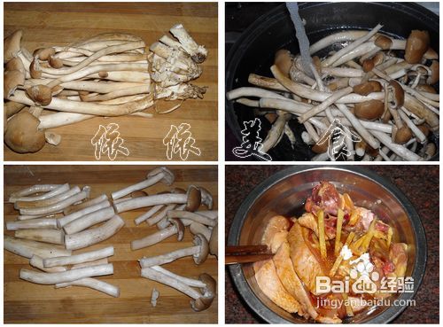 营养美味的茶树菇滑鸡