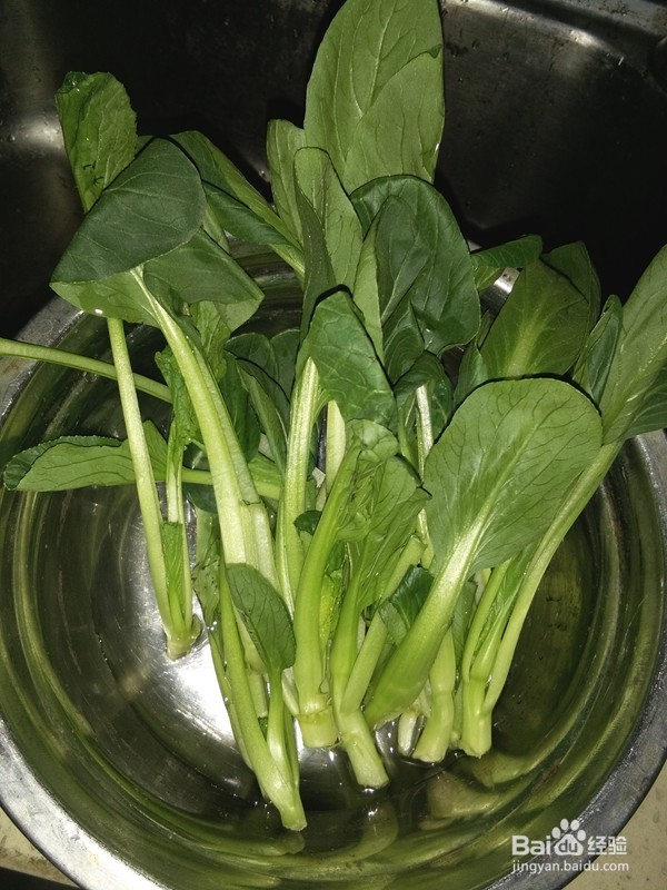 风味腊肠炒油菜心