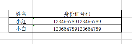 Excel应该怎么输入身份证号码