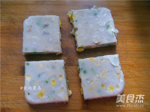 豌豆玉米马蹄糕