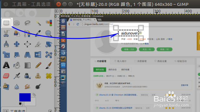 用 GIMP “模糊”滤镜处理经验插图中的敏感内容