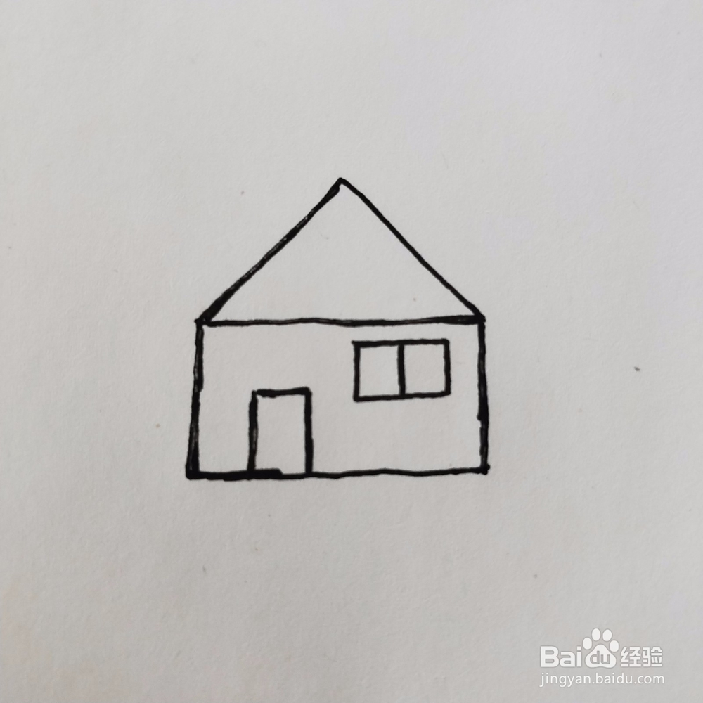 宝宝启蒙画：图形世界里的小房子